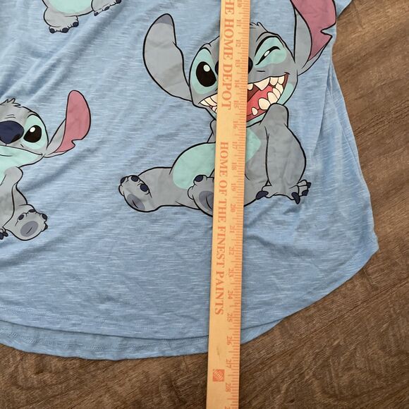 Disney Stitch Shirt Top Size 3xl color Blue OHANA - Picture 3 of 6